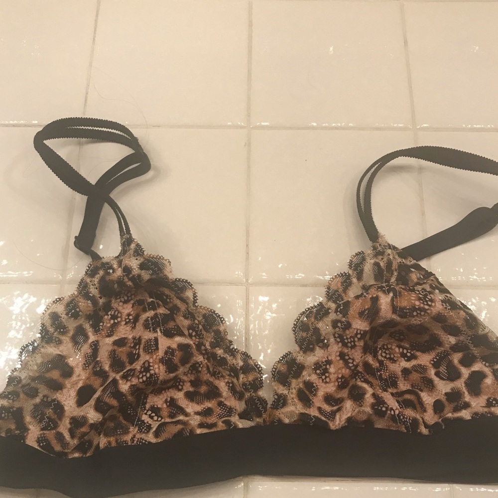 Victoria's Secret animal print bralette (PINK collection)